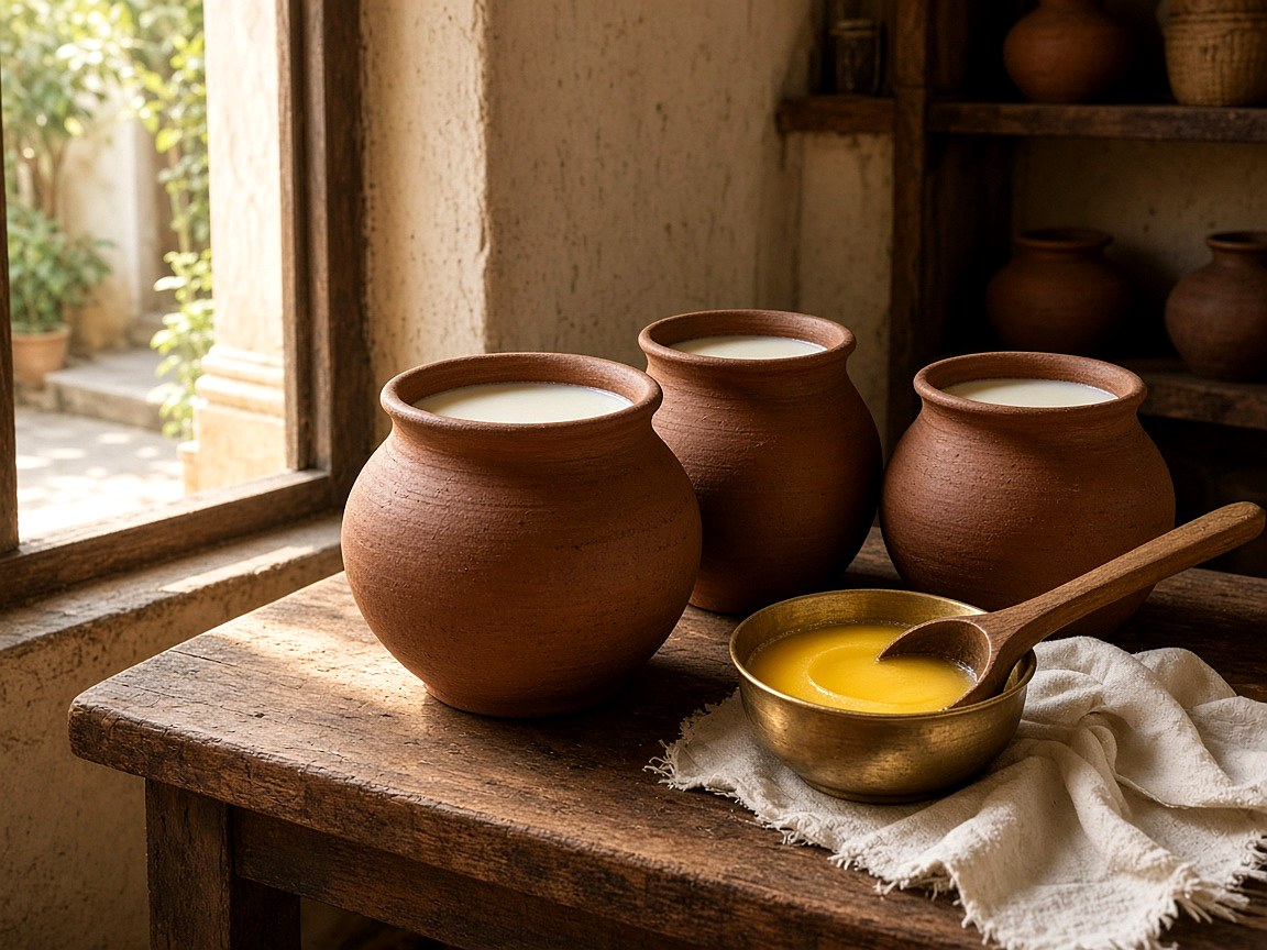 দুধ ও ঘি